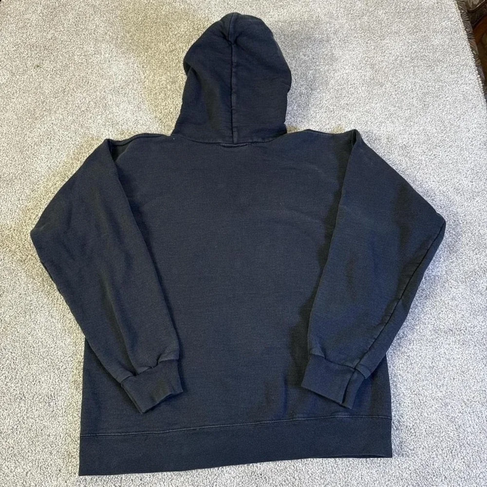 Thrasher Flame Hoodie Small Black Skate Pullover Sweatshirt